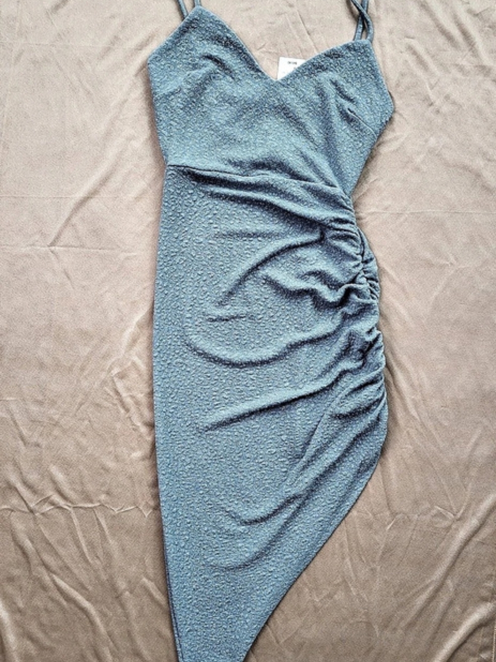 Windsor Asymmetrical Dress in Blue Size Small